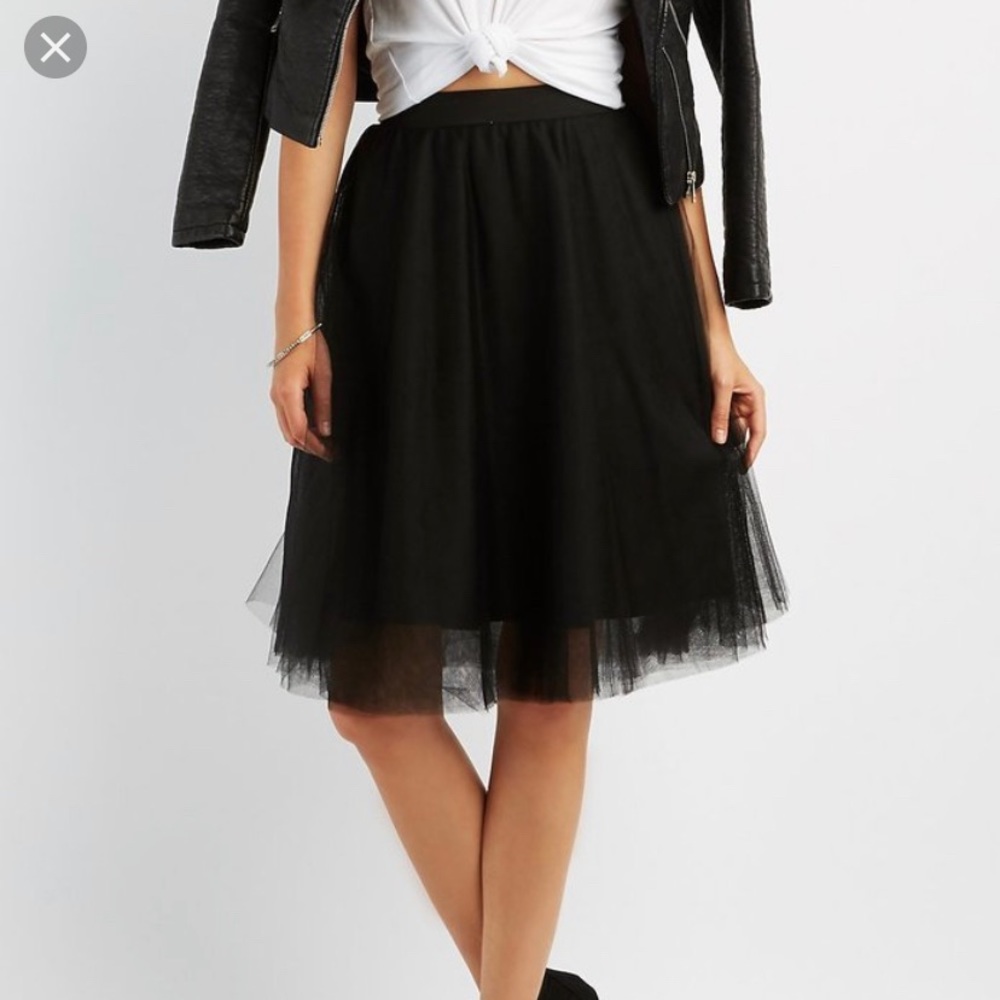Cute full midi tulle skirt